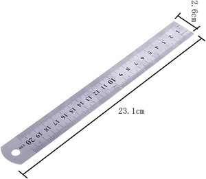 Nhiệm Vụ Nặng Nề 13 Quy Tắc 6 "* 1/2" * 0.5Mm Linh Hoạt Thép Không Gỉ Chrome Kim Loại Cai Trị 1 Chrome 13 New Zealand Tiêu Chuẩn Cho Công Nghiệp - Product Image 2