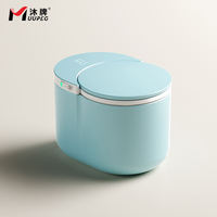 WC intelligent de luxe en céramique colorée avec télécommande, couvercle automatique, toilettes intelligentes avancées pour hôtel, villa, appartement