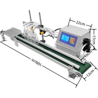 Machine de remplissage de liquides entièrement automatique à pompe magnétique, machine de remplissage à convoyeur à quatre lignes