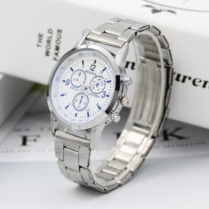 Montre de luxe pour hommes, joli ensemble avec <span class=keywords><strong>calendrier</strong></span>, à quartz, prix minimaliste, métal véritable, offre spéciale, collection 2022 - Product Image 4