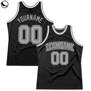 Maillots <span class=keywords><strong>de</strong></span> <span class=keywords><strong>basket</strong></span>-ball noirs et rouges en gros, imprimés par transfert thermique, réversibles, respirants, sans manches, personnalisables - Product Image 1