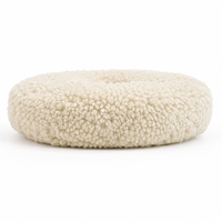 Disque de polissage en laine 100 % naturelle pour la finition des surfaces de peinture automobile, métal, verre, bois – Taille personnalisée OEM – Vente en gros