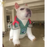 Chien gonflable géant, boston terrier, personnalisé, à personnaliser avec vos animaux domestiques