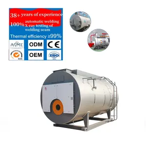 Hot sale horizontal oil gas fired boiler automatic gas condensing hot water boiler for heating industry