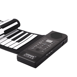 Piano de Mano Konix de 61 Teclas, Teclado Electrónico Plegable Portátil con Altavoz Integrado, Doble Alimentación (USB/Batería), Conector para Auriculares - Product Image 2