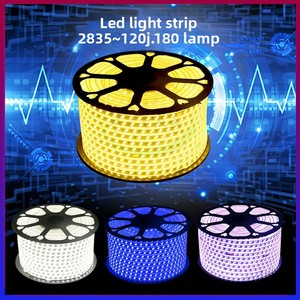 Bande <span class=keywords><strong>LED</strong></span> Super Lumineuse 220V 2835 120 <span class=keywords><strong>LED</strong></span>/m Double Rangée Étanche pour Extérieur, <span class=keywords><strong>Ruban</strong></span> <span class=keywords><strong>LED</strong></span> Commercial pour Éclairage Linéaire Industriel - Product Image 2