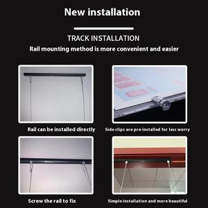 Caja de luz de cristal acrílico LED, tablero de exhibición de publicidad de tamaño A4, característica magnética luminosa para colgante de ventana de <span class=keywords><strong>agente</strong></span> <span class=keywords><strong>inmobiliario</strong></span> - Product Image 4