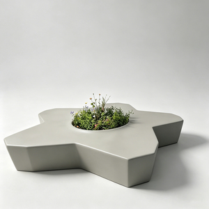 Banco Público Moderno Modular con Jardinera Integrada para Esquina de Ocio en Calle Comercial - Product Image 5