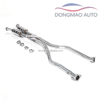 Système d'échappement de modification automobile 2015-2024 pour Lexus RCF 5.0, section intermédiaire de type Z avec résonateur, tuyau d'échappement DM
