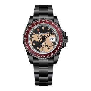 Reloj Mecánico Automático GMT para Hombre, Resistente al Agua, Luminoso - Product Image 3
