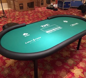 โต๊ะโป๊กเกอร์พับได้ผู้เล่น 10 คนโต๊ะเท็กซัส Holde'm ผู้เล่น 8 คนแบล็คแจ็คคาสิโนโต๊ะพับสําหรับห้องเกม - Product Image 5