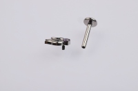 Nouveaux bijoux de piercing en titane ASTM F136, trident de Poséidon, labret à filetage interne, vente en gros