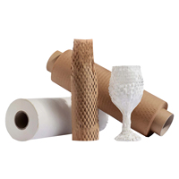 Manchon en papier nid d'abeille pour la protection des bouteilles et des produits fragiles, emballage de protection en papier kraft