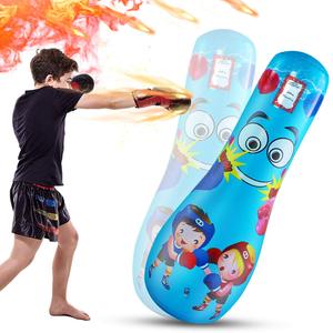 Saco de Boxeo Inflable Independiente para Niños, Muñeco de Boxeo Antiestrés, Juguete de Entrenamiento de Rebote para Niños y Niñas - Product Image 4