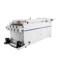 Imprimante DTF WorldColor 60 cm avec quatre têtes d'impression I3200A1, machine d'impression de t-shirts de 24 pouces avec machine à secouer la poudre à recyclage automatique