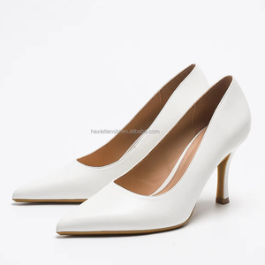 8503-3 Nouveaux Escarpins Classiques Couleur Unie à Bout Pointu pour <span class=keywords><strong>Femme</strong></span> – Talons Hauts Professionnels d'Automne - Product Image 3