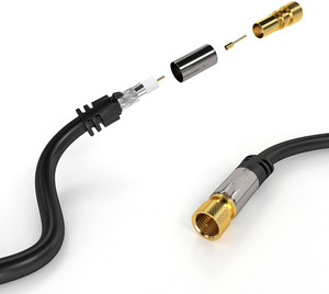 75 Ohm 135db digitales 4 shiled and5 shiled <span class=keywords><strong>Coaxial</strong></span> <span class=keywords><strong>Cable</strong></span> de <span class=keywords><strong>Audio</strong></span> y Video por satélite TV <span class=keywords><strong>Cable</strong></span> <span class=keywords><strong>cable</strong></span> de antena - Product Image 5