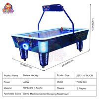 Table de hockey sur air commerciale de grande taille Meteor Hockey