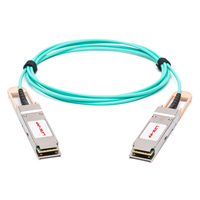 Kabel serat optik aktif QSFP28 kompatibel QSFP-100G-AOC5M Cisco 5m 16 kaki 100G kabel AOC