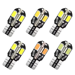 Éclairage intérieur automobile LED T10 168 194 Canbus 5630 8SMD avec lampe de lecture pour plaque d'immatriculation - Product Image 1