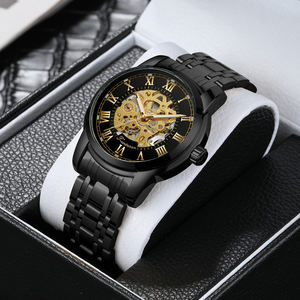 WINNER-reloj mecánico de lujo para hombre, accesorio masculino de acero inoxidable, resistente al agua, luminoso, para ocio y negocios, 8250 - Product Image 6