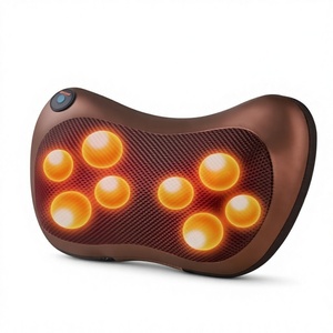 Cervical Spine Full-Body Infrared Physiotherapy Massage Pillow On-<b>board</b> Power Supply for Home Car Use Multifunctional Neck Waist - Product Image 1