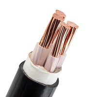 Câble d'alimentation en cuivre standard YJV, tension nominale 0,6/1KV, isolation XLPE, gaine en PVC, pour alimentation de circuits d'électricité réseau