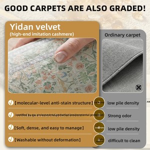 <span class=keywords><strong>Tapis</strong></span> de chambre et de cuisine grande surface, style persan et rétro américain, imperméable, résistant aux taches et <span class=keywords><strong>facile</strong></span> <span class=keywords><strong>d</strong></span>'<span class=keywords><strong>entretien</strong></span>, pour l'export. - Product Image 2