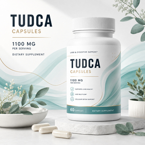 Capsules de soutien hépatique avec acide tauroursodésoxycholique (TUDCA) 1100 mg - Formule végétalienne pour la santé du foie et digestive - Product Image 3