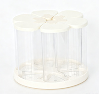 Étagère de rangement pour céréales et grains, bocaux hermétiques pour aliments, boîte de rangement pour haricots, boîte de rangement rotative, boîte de rangement de cuisine anti-humidité