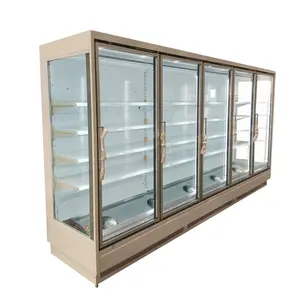 Geladeira para superfície comercial r22, equipamento comercial, congelador e refrigerante