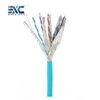 Kabel jaringan EXC, 100m Cat 8 STP dengan Cat 6a dan Cat 8 Ethernet untuk konektivitas Internet termasuk kinerja kecepatan tinggi