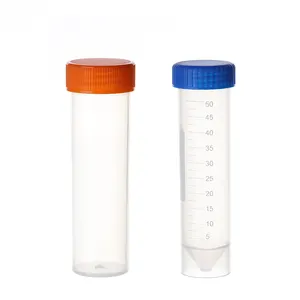 Good Price 15ml 50ml Plastic Transparent Sterile Conical Centrifuge Tube With Screw Cap