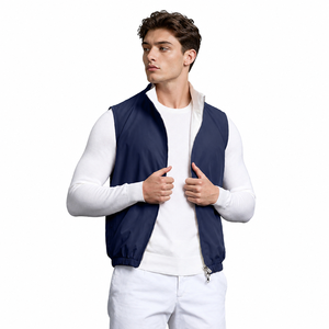 Gilets et vestes <span class=keywords><strong>sans</strong></span> manches réversibles pour hommes, gilet chauffant pour hommes, style européen, veste décontractée de sport pour hommes - Product Image 4