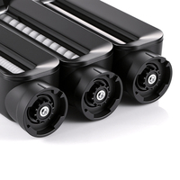 Machine à pâtes électrique 3 en 1 120W avec réglage multi-niveaux et surface facile à nettoyer pour la préparation de pâtes fraîches à la maison R.6622