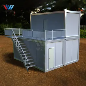 Çelik çerçeve bina prefabrik ev genişletilebilir kargo konteyneri ev prefabrik evler