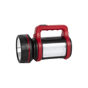 rechargeable led torche portable strong light flashlight with side light