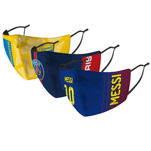 Masques faciaux réutilisables pour équipes de football de la Coupe du monde, masques faciaux pour fans de clubs de football, masques lavables avec logos d'équipes sportives pour les événements de match - Product Image 1