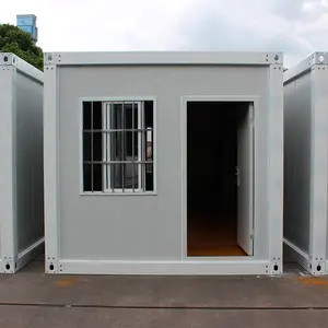 Ofis prefabrik ev konteyner evler için prefabrik çelik yapı katlanır konteyner evler kurulumu kolay
