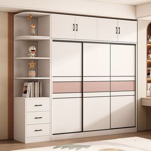 <span class=keywords><strong>Armoire</strong></span> coulissante 3 portes <span class=keywords><strong>blanche</strong></span> et rose avec étagères ouvertes et <span class=keywords><strong>armoire</strong></span> supérieure, mobilier moderne pour enfants : <span class=keywords><strong>armoire</strong></span> à portes coulissantes - Product Image 1