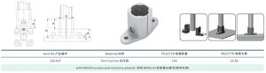 Hardware Leverancier Basis D28 Externe Lean Pijp T <span class=keywords><strong>Connector</strong></span> Met Schroeven En Moeren - Product Image 2