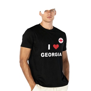 Lightweight and Breathable Georgia Fan T-<b>shirt</b> for Summer Outdoor Gatherings and Matches Promotion - Product Image 3