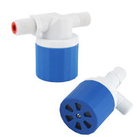 Commutateur de contrôle de niveau de liquide de réservoir à bille en plastique personnalisable de 3/4 ''vanne à flotteur de contrôle de niveau d'eau manuelle pour tour de refroidissement OEM