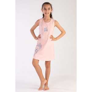 Tunique décontractée ovale pour filles avec bretelles épaisses, style mignon, pour les âges 3-4, 9-10, 14, Fourniture ODM - Product Image 4