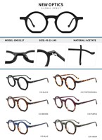 Montures de lunettes optiques rondes en acétate de haute qualité, spécialisées, colorées, Italiy, montures optiques circulaires en acétate multicolores