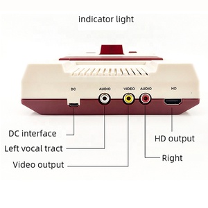 HB-103 HD Wired TV Video <strong>Game</strong> Console for <strong>FC</strong> Double Battle Handle Red White Machine - Product Image 3