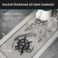 Lave-tasses automatique en acier inoxydable pour hôtels et bars, rinçage sans nettoyage, pour cafés, restaurants, lait, thé, pichets, équipement de café