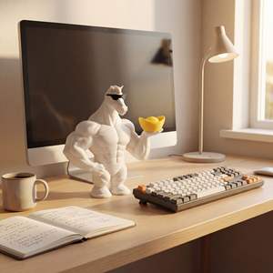 Figura de Cabeza de <span class=keywords><strong>Caballo</strong></span> <span class=keywords><strong>Musculoso</strong></span> 3D con Gafas de Sol, Adorno de <span class=keywords><strong>Caballo</strong></span>, Lingote Dorado, Decoración para Oficina y Hogar, Amuleto de la Suerte, Regalo - Product Image 3