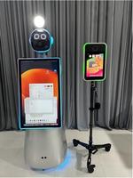 流行的 Roamer 移动拍照机器人 自动照片编辑器 即时打印机器人相机 带遥控功能 适用于派对、婚礼、商业活动