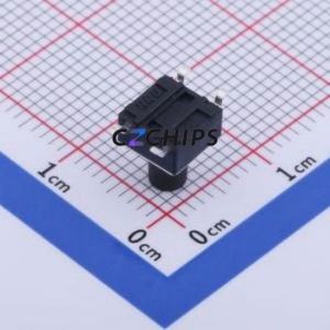 K2-6639SP-I3SC-04 Tactile Switch SMD-4P,6x6mm Switch 1.8N Vertical Mount 6mm 6mm - Product Image 2